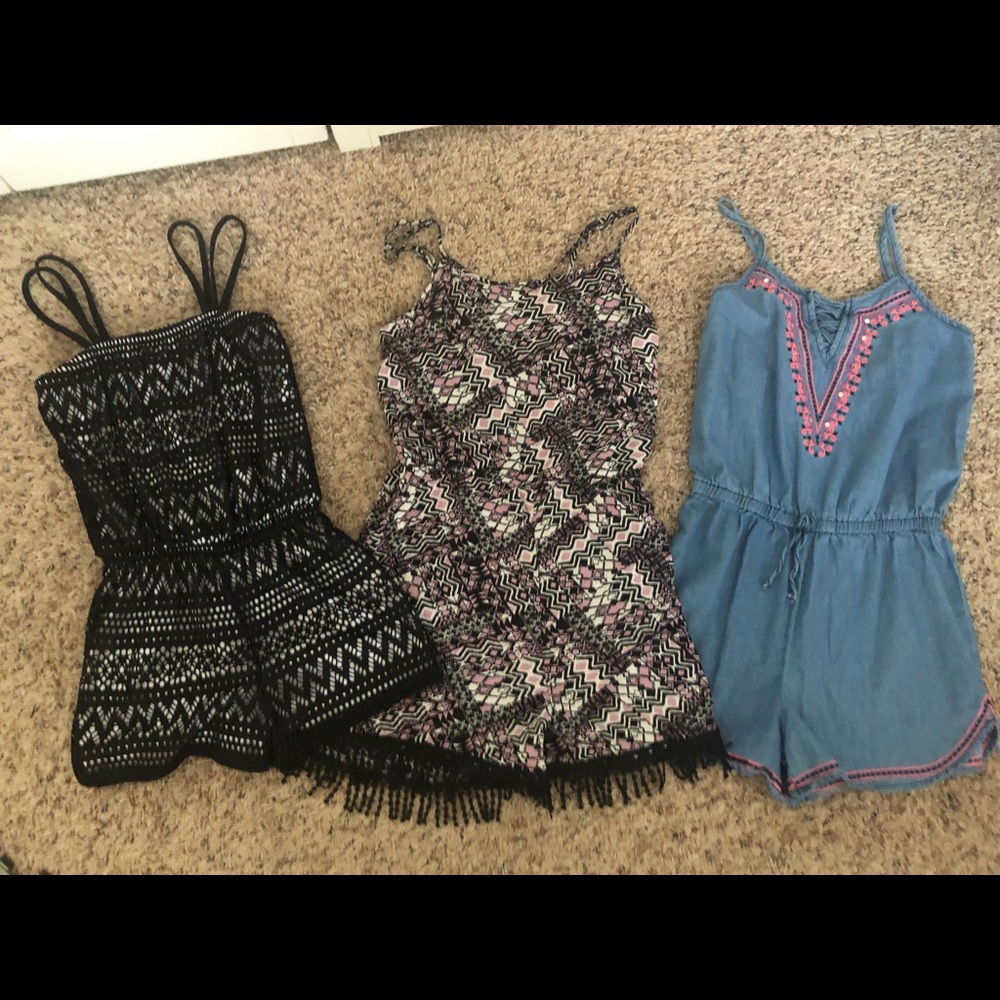 Girls rompers